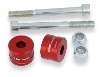 CNC Racing Ducati Riser-Adapter, Hypermotard, rot