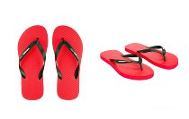 CNC Racing Ciabatte infradito, rosso/nero, 42/43 - Ducati