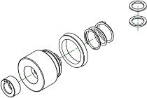 CNC Racing Kit revisione, Attuatore frizione, Ø30,5mm - MV