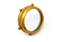 CNC Racing Clear oil bath clutch cover, gold - Ducati