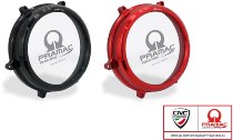 CNC Racing Clear oil bath clutch cover, PRAMAC, black -