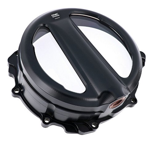 CNC Racing Clear clutch cover, cable control, black - MV