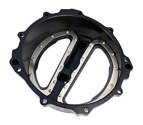 CNC Racing Clear clutch cover, cable control, black - MV