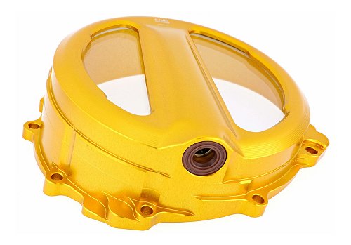 CNC Racing Clear clutch cover, cable control, gold - MV