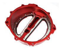 CNC Racing Clear clutch cover, cable control, red - MV