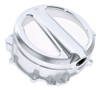 CNC Racing Clear clutch cover, cable control, silver - MV