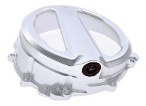 CNC Racing Clear clutch cover, cable control, silver - MV