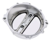 CNC Racing Clear clutch cover, cable control, silver - MV