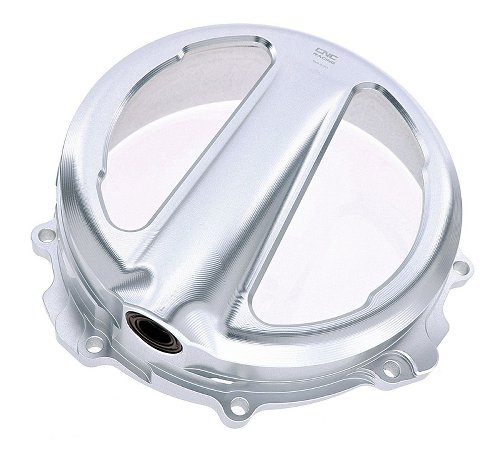 CNC Racing Clear clutch cover, cable control, silver - MV