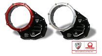 CNC Racing Clear cover oil bath clutch, PRAMAC, black-red -