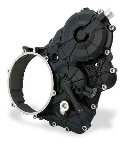 CNC Racing Clear clutch cover conversion kit, black - Ducati