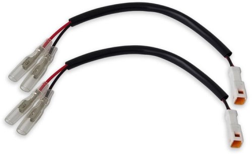 CNC Racing Indicadores Cable Kit tapones, negro - Ducati