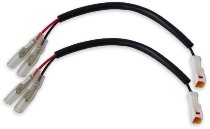 CNC Racing Indicadores Cable Kit tapones, negro - Ducati