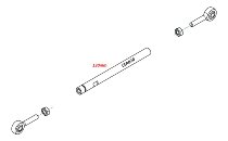 CNC Racing Asta Cambio, 130mm - Universali