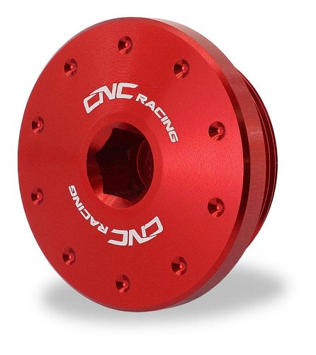 CNC Racing Generator cover plug, red - Aprilia RS 660