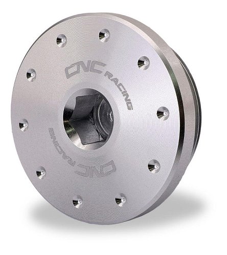 CNC Racing Generator cover plug, silver - Aprilia RS 660