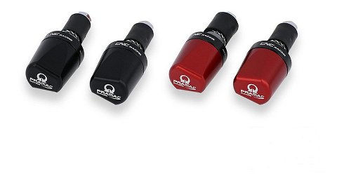 CNC Racing Handlebar ends, Look, PRAMAC, red