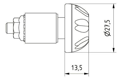 CNC Racing Contrappesi manubrio, 2 pz, BLAZE, nero -