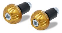 CNC Racing Handlebar ends, 2 pcs, BLAZE, gold - Universal