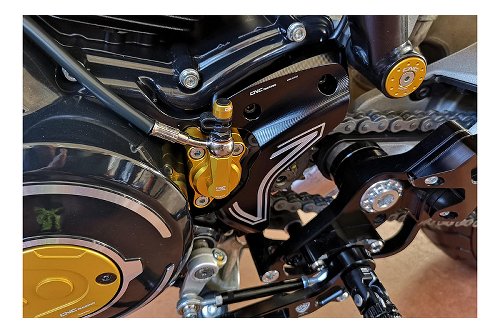 CNC Racing Sprocket cover, black - Ducati Scrambler 800 /