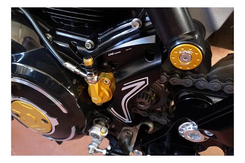 CNC Racing Sprocket cover, black - Ducati Scrambler 800 /