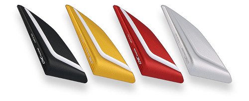 CNC Racing Mirror blank covers, silver - Ducati Panigale V2