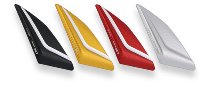 CNC Racing Mirror blank covers, silver - Ducati Panigale V2