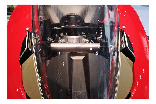 CNC Racing Mirror blank covers, silver - Ducati Panigale V2