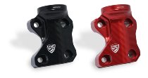 CNC Racing Clamp right side with mirror mount, red - Ducati