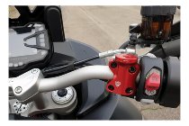 CNC Racing Clamp right side with mirror mount, red - Ducati