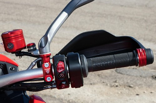 CNC Racing Cavallotto destro, rosso - Ducati Multistrada V4