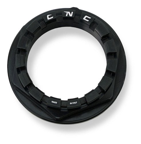 CNC Racing Radmutter, hinten, rechts, schwarz - Ducati