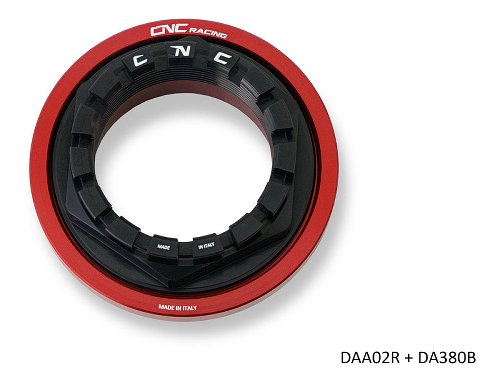 CNC Racing Radmutter, hinten, rechts, schwarz - Ducati