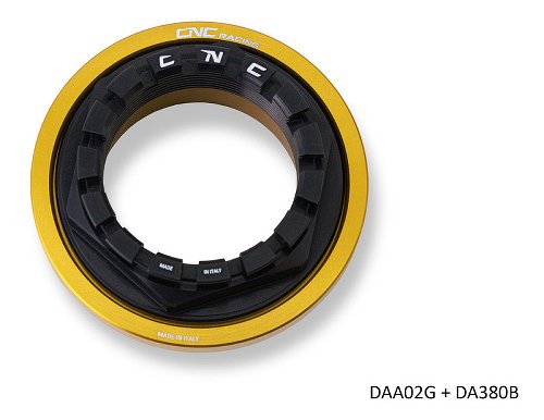 CNC Racing Radmutter, hinten, rechts, schwarz - Ducati
