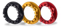 CNC Racing Radmutter, hinten, rechts, schwarz - Ducati