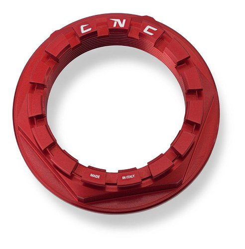 CNC Racing Radmutter, hinten, rechts, rot - Ducati