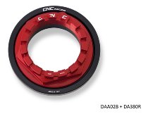 CNC Racing Radmutter, hinten, rechts, rot - Ducati