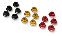 CNC Racing Rear sprocket nuts, M8x1.25, 5 pcs., red - Ducati