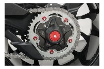 CNC Racing Rear sprocket nuts, M8x1.25, 5 pcs., red - Ducati