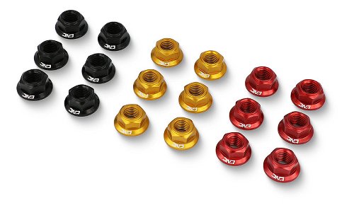 CNC Racing Dadi corona per gruppo corona, M8x1.25, 6 pz.,