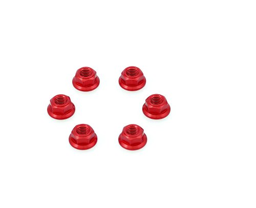 CNC Racing Dadi corona per gruppo corona, M8x1.25, 6 pz.,