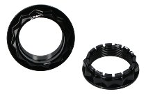 CNC Racing Rear wheel axle nut sets, black - MV Agusta