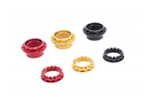 CNC Racing Rear wheel axle nut sets, red - MV Agusta