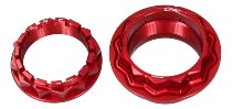 CNC Racing Rear wheel axle nut sets, red - MV Agusta