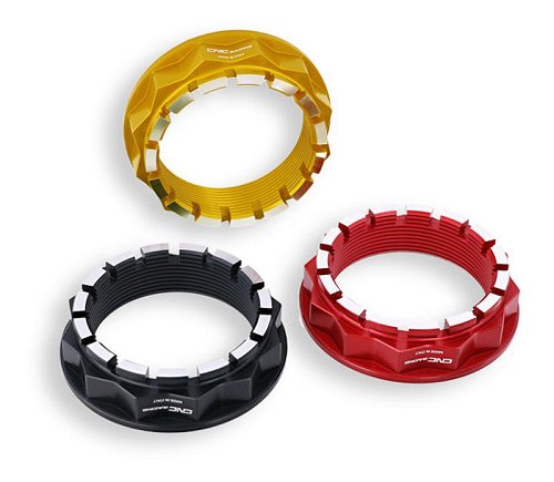 CNC Racing Rear wheel nut, left or right, Bicolor,