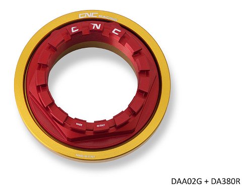CNC Racing Conical spacer rear wheel nut, gold - Ducati