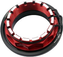CNC Racing safety spring clip for rear wheel nut, black -