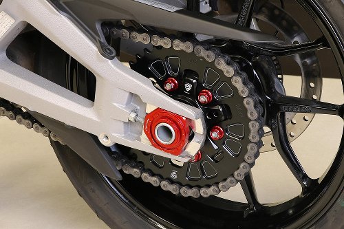 CNC Racing Flangia portacorona, nero - Ducati Multistrada V4