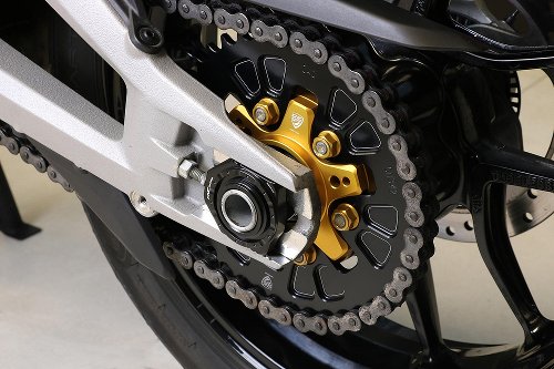 CNC Racing Rear sprocket flange, gold - Ducati Multistrada