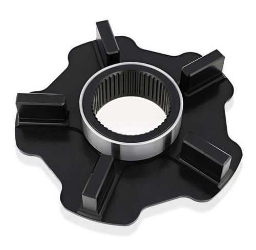 CNC Racing Flangia portacorona, Bicolor, nero-argento - MV